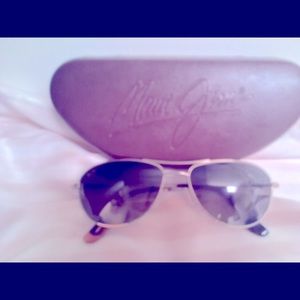 Maui Jim Aviator, gold frame & Maui Rose lenses